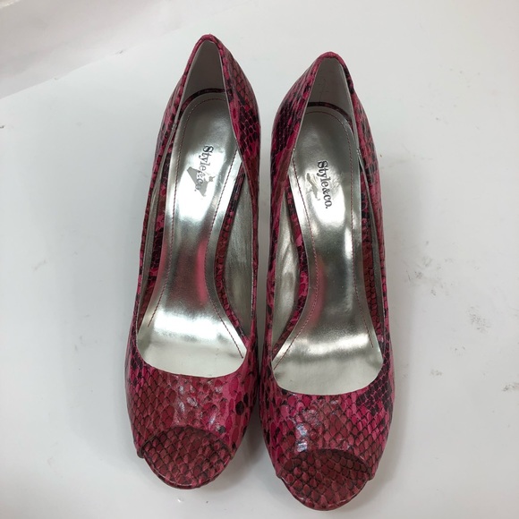 Style & Co pink dress sandals size 8 - Picture 3 of 8